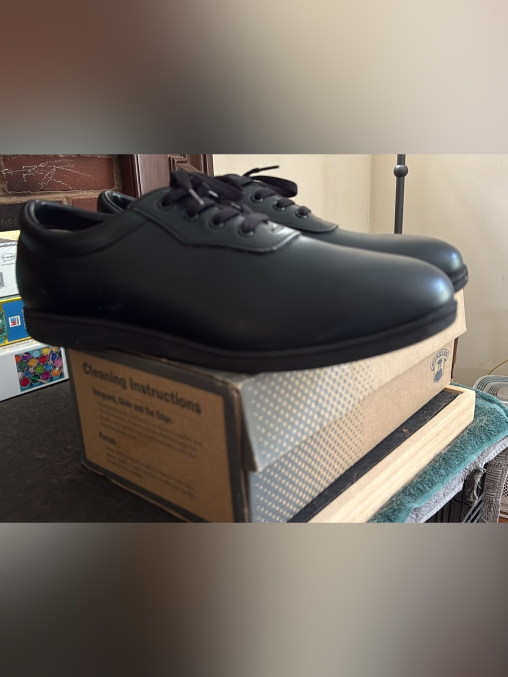 Dinkles Marching Band Shoes, Model 407, Black Lace-Up